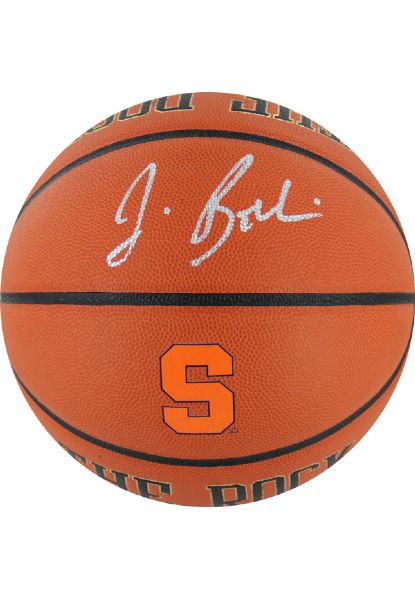 Jim Boeheim Signed Syracuse vs. Rutgers University 2-19-2011 Game Used Basketball (Steiner COA)